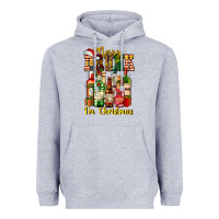 Heather Grey merry drunk im christmas Heavyweight Hoodie - AdoDesignShop