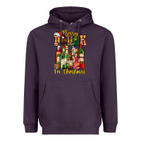 Plum merry drunk im christmas Heavyweight Hoodie - AdoDesignShop