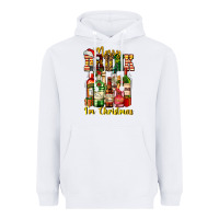 White merry drunk im christmas Heavyweight Hoodie - AdoDesignShop