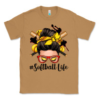 Toasted Coconut softball life messy bun Classic Tee - Zillion Design Studio