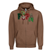 Chestnut papa elf skull Zipper Hoodie - FaDigitalArtStudio