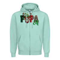 Papa Elf Skull Zipper Hoodie | Teevron