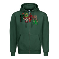 Sports Green papa elf skull Zipper Hoodie - FaDigitalArtStudio