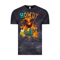 Cloud Black Hay there Fall pumpkin heifer Vintage Tee - RanaPortraitStore