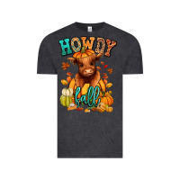 Vintage Black Hay there Fall pumpkin heifer Vintage Tee - RanaPortraitStore