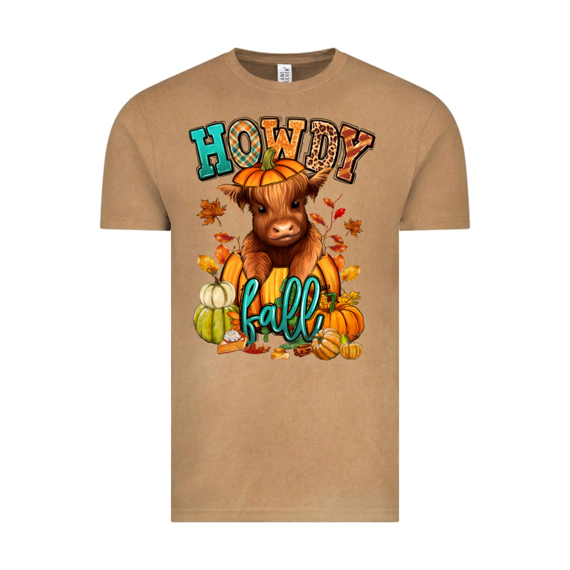Hay There Fall Pumpkin Heifer Vintage Tee by RanaPortraitStore | Teevron