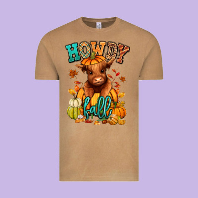 Vintage Tee Hay there Fall pumpkin heifer