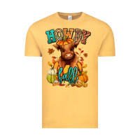 Vintage Mustard Hay there Fall pumpkin heifer Vintage Tee - RanaPortraitStore