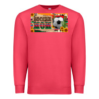 Cardinal soccer mom with ball and sunflower cactus serape licanse plate Premium Sweatshirt - Artiststas