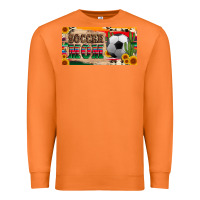 Carrot soccer mom with ball and sunflower cactus serape licanse plate Premium Sweatshirt - Artiststas