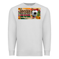Dove Grey soccer mom with ball and sunflower cactus serape licanse plate Premium Sweatshirt - Artiststas