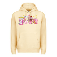 Pina Colada unicorn coffee cups Premium Hoodie - NancyCooperArtShop