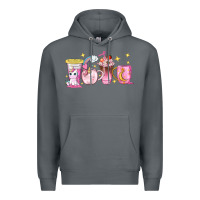 Rock unicorn coffee cups Premium Hoodie - NancyCooperArtShop