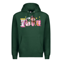 Sports Green unicorn coffee cups Premium Hoodie - NancyCooperArtShop