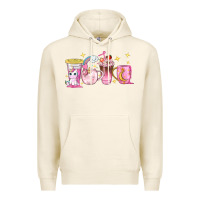 Tofu unicorn coffee cups Premium Hoodie - NancyCooperArtShop