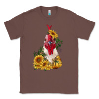 Chestnut sunflower rooster with leopard Classic Tee - RanaPortraitStore