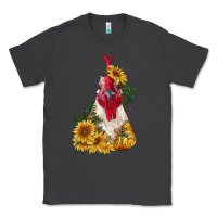 Smoke sunflower rooster with leopard Classic Tee - RanaPortraitStore