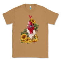 Toasted Coconut sunflower rooster with leopard Classic Tee - RanaPortraitStore