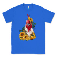 True Royal sunflower rooster with leopard Classic Tee - RanaPortraitStore
