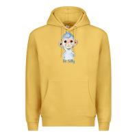 Antique Gold monkey cute animals Premium Hoodie - RanaPortraitStore