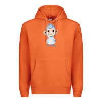 Carrot monkey cute animals Premium Hoodie - RanaPortraitStore