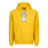 Lemon monkey cute animals Premium Hoodie - RanaPortraitStore