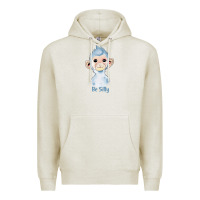 Oatmeal Heather monkey cute animals Premium Hoodie - RanaPortraitStore