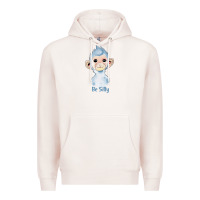 Pale Pink monkey cute animals Premium Hoodie - RanaPortraitStore