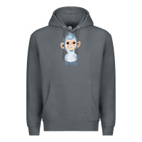 Rock monkey cute animals Premium Hoodie - RanaPortraitStore