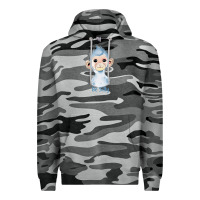 Slate Camo monkey cute animals Premium Hoodie - RanaPortraitStore