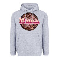 Heather Grey mama leopard Heavyweight Hoodie - JahusDesignShop