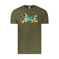 Vintage Olive But i think i love Fall most of all gnome Vintage Tee - RanaPortraitStore