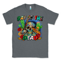 Charcoal Heather day of the dead Classic Tee - CTS Tumbler Store