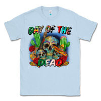 Dusty Blue day of the dead Classic Tee - CTS Tumbler Store