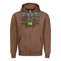 Chestnut summer mom Zipper Hoodie - CowhideDigitalArt
