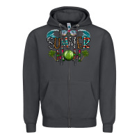 Smoke summer mom Zipper Hoodie - CowhideDigitalArt