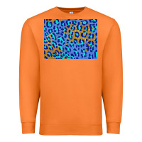 Carrot leopard background turquoise and gold 3200x2400 Premium Sweatshirt - AdoDesignShop