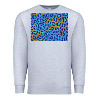 Heather Grey leopard background turquoise and gold 3200x2400 Premium Sweatshirt - AdoDesignShop