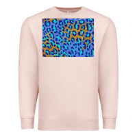 Pale Pink leopard background turquoise and gold 3200x2400 Premium Sweatshirt - AdoDesignShop