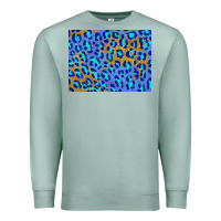 Seafoam leopard background turquoise and gold 3200x2400 Premium Sweatshirt - AdoDesignShop