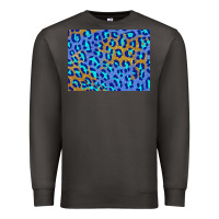 Smoke leopard background turquoise and gold 3200x2400 Premium Sweatshirt - AdoDesignShop