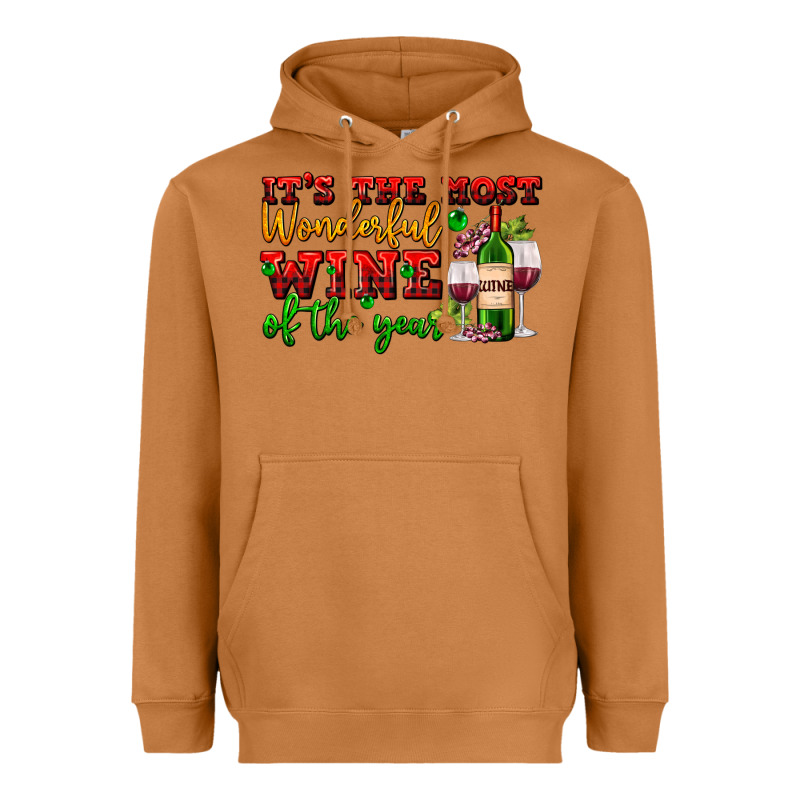 Its The Most Wonderful Wine Of The Year Heavyweight Hoodie by AdoDesignShop | Teevron
