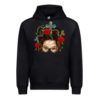 Black Messy Bun Mom Faith And Rose Urban Hoodie - BundleAndBundleShop