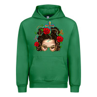 Emerald Messy Bun Mom Faith And Rose Urban Hoodie - BundleAndBundleShop