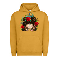 Pigment Peanut Butter Messy Bun Mom Faith And Rose Urban Hoodie - BundleAndBundleShop