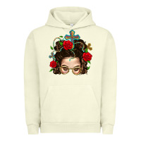Pigment Pistachio Messy Bun Mom Faith And Rose Urban Hoodie - BundleAndBundleShop