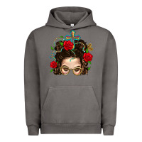 Pigment Tornado Messy Bun Mom Faith And Rose Urban Hoodie - BundleAndBundleShop