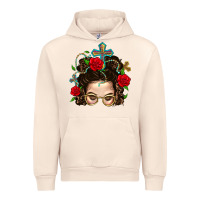 Sandshell Messy Bun Mom Faith And Rose Urban Hoodie - BundleAndBundleShop
