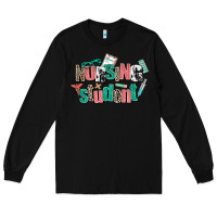 Black nursing student Long Sleeve Tee - AdoDesignShop