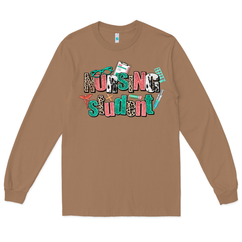 Nursing Student Long Sleeve Tee by AdoDesignShop | Teevron